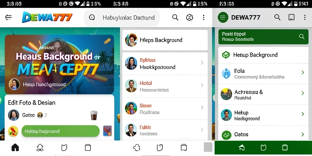 Tampilan antarmuka DEWA777 saat menghapus background dengan mudah.