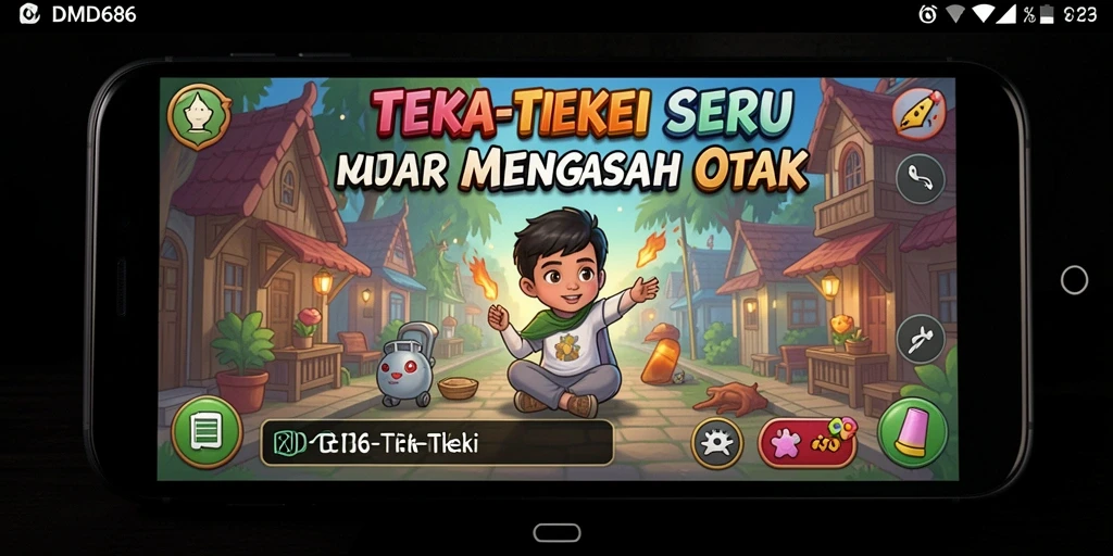 Antarmuka DMD686 dengan berbagai pilihan teka-teki menarik.