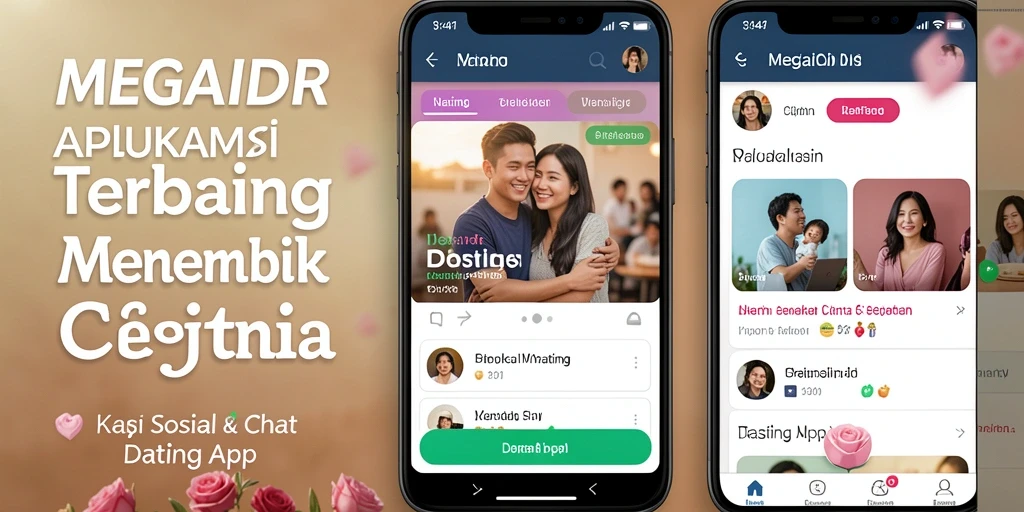 Tampilan antarmuka pengguna MEGAIDR yang memudahkan pencarian pasangan.
