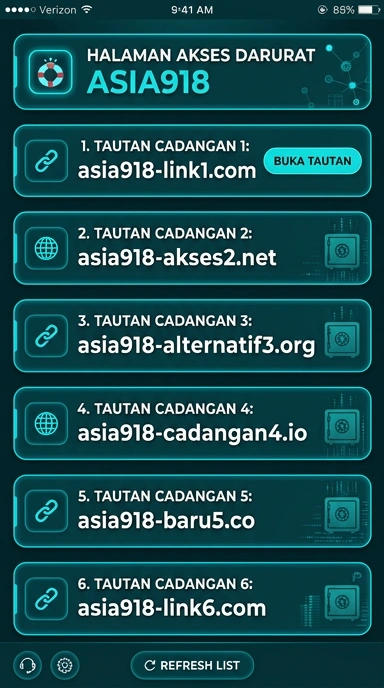 Link Alternatif Asia918 Terbaru untuk Pengguna Indonesia